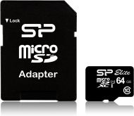 Карта памет Silicon Power Elite, 64GB, Micro SDHC/SDXC, UHS-I, SD Adapter