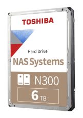 Твърд диск Toshiba N300 6TB ( 3.5", 256MB, 7200 RPM, SATA 6Gb/s )