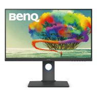 Монитор BenQ PD2700U, 27" IPS LED, 5ms, 3840x2160 4K, Design Monitor, 100% sRGB, DualView, PIP/PBP, CAD/CAM, Flicker-free, LBL, B.I., 1300:1, 20M:1 DCR, 10 bit, 350 cd/m2, HDMI, DP, miniDP, DP out, USB hub, Speakers, Height Adj.,Tilt, Swivel, Pivot, Gray