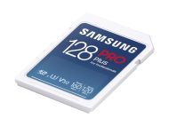 Памет Samsung 128GB SD PRO Plus + Reader, Class10, Read 160MB/s - Write 120MB/s