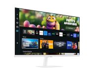 Монитор Samsung LS27BM501, 27" VA LED, SMART, 60Hz, 4ms GTG, 1920x1080, 250 cd/m2, 2xUSB 2.0, 2xHDMI 1.4, Wi-Fi 5, Bluetooth 4.2, Speakers, White
