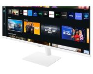 Монитор Samsung LS27BM501, 27" VA LED, SMART, 60Hz, 4ms GTG, 1920x1080, 250 cd/m2, 2xUSB 2.0, 2xHDMI 1.4, Wi-Fi 5, Bluetooth 4.2, Speakers, White