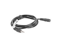 Кабел Lanberg extension cable mini jack 3.5mm M/F 3 pin 1.5m, black