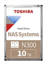 Твърд диск Toshiba N300 10TB ( 3.5", 256MB, 7200 RPM, SATA 6Gb/s )