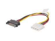 Адаптер Lanberg molex (f) -> SATA (m), cable 15cm