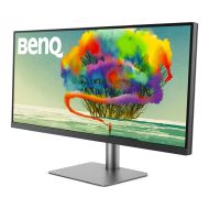 Монитор BenQ PD3420Q 34"W IPS LED 5ms 3440x1440 2K QHD, Design Mon, WQHD, AQCOL.,100% sRGB/98% P3,HDR400, B.I.,LBL,KVM, ICCsync, CAD/CAM, DualView, Contr.1000:1, 350 cd/m2, 2xHDMI,DP,USB-C(PD65W, DP Alt Mode),USB-C/USB 3.0x2, Sp.2x2.5W, HAdj., Swivel,Tilt
