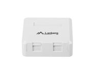 Конектор Lanberg empty surface-mount box for keystone 2-port