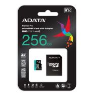 Памет ADATA 256GB MicroSDXC UHS-I U3 V30S (with adapter)