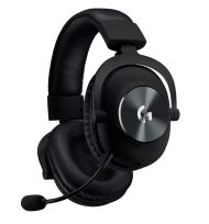 Слушалки Logitech PRO X Headset, PRO-G 50 mm Drivers, 7.1 DTS Headphone:X 2.0 Surround, Leather/Mesh Memory Foam Ear Cushions, Blue Voice Microphone, Black
