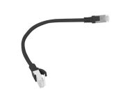 Кабел Lanberg patch cord CAT.5E 0.25m, black