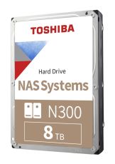 Твърд диск Toshiba N300 8TB ( 3.5", 256MB, 7200 RPM, SATA 6Gb/s )