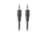 Кабел Lanberg mini jack 3.5mm M/M 3 pin cable 3m, black