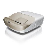 Мултимедиен проектор BenQ W1600UST Ultra Short Throw, DLP, 1080p, Home Cinema Projector, 100" screen from 170 mm, 140" screen from 373 mm, 3300 ANSI Lumens, 10 000:1, 2x VGA, 2x HDMI, Audio in/out, RS232, IR Receiver, Speakers 2x10W, 3D Ready, Optional 3D