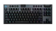 Клавиатура Logitech G915 Wireless TKL Keyboard, GL Linear Low Profile, Lightspeed Wireless, Lightsync RGB, Game Mode, Media Controls, Carbon