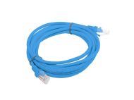 Кабел Lanberg patch cord CAT.5E 3m, blue