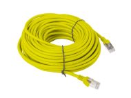 Кабел Lanberg patch cord CAT.5E 20m, yellow