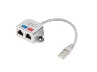 Адаптер Lanberg adapter LAN splitter RJ45 -> 2x RJ45 ftpad-0026-s