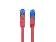 Кабел Lanberg patch cord CAT.6A FTP LSZH CCA 3m Fluke Passed, red