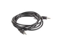 Кабел Lanberg mini jack 3.5mm M/M 3 pin cable 2m, black