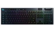 Клавиатура Logitech G915 Wireless Keyboard, GL Linear Low Profile, Lightspeed Wireless, Lightsync RGB, 5 Marco G-Keys, 3 On-Board Profiles, Game Mode, Media Controls, Carbon