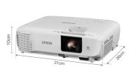 Мултимедиен проектор Epson EB-FH06, Full HD 1080p (1920 x 1080, 16:9), 3 500 ANSI lumens, 16 000:1, USB, 2x HDMI, VGA, Wireless 802.11b/g/n (optional), Lamp warr: 12 months or 1000 h, White