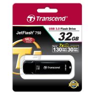 Памет Transcend 32GB JETFLASH 750, USB 3.0, Black
