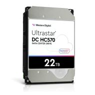 Твърд диск Western Digital Ultrastar 22TB ( 3.5", 512MB, 7200 RPM, SATA 6Gb/s, 512N SE NP3 )