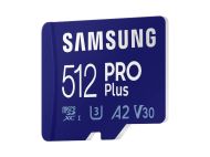 Памет Samsung 512GB Micro SD PRO Plus + Reader, Class10, Read 160MB/s - Write 120MB/s