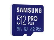 Памет Samsung 512GB Micro SD PRO Plus + Reader, Class10, Read 160MB/s - Write 120MB/s