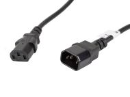 Кабел Lanberg extension power supply cable IEC 320 C13 -> C14 5m VDE, black