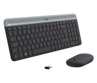 Комплект Logitech Slim Wireless Keyboard and Mouse Combo MK470 - GRAPHITE