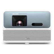 Мултимедиен проектор BenQ Portable GP500 DLP, Android TV, LED, 1500lm, 4K UHD (3840x2160), REC 709 98%, DCI-P3>90%, 1.3X Zoom Lens, Auto Focus, Auto 2D Keystone, Corner Fit, TR 1.0~1.3, 3D, HDR/ HLG, MEMC, ATV, treVolo 5Wx4 360° Chamber Speaker, BT Speake