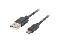 Кабел Lanberg USB MICRO-B (M)  ->  USB-A (M) 2.0 cable 1m, black QC 3.0