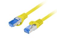 Кабел Lanberg patch cord CAT.6A FTP LSZH CCA 3m Fluke Passed, yellow