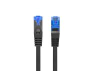 Кабел Lanberg patch cord CAT.6A FTP LSZH CCA 2m Fluke Passed, black