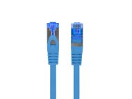 Кабел Lanberg patch cord CAT.6A FTP LSZH CCA 10m Fluke Passed, blue