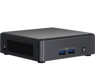 PC система Intel NUC 11 Pro Kit NUC11TNKi3: Intel Core i3-1115G4, Intel UHD Graphics, Dual HDMI 2.0b w/HDMI CEC, Dual DP 1.4a via Type C, Front: 2xUSB 3.2 Rear: 2xUSB 4 (type C), 1xUSB 3.2, 1xUSB 2.0 Internal: 1xUSB 3.2 on m.2 22x42 (pins), 2xUSB 2.0 (hea