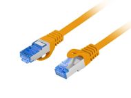 Кабел Lanberg patch cord CAT.6A FTP LSZH CCA 0.5m Fluke Passed, orange