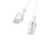 Кабел Lanberg patch cord CAT.5E 1m, white