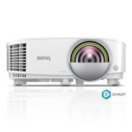 Мултимедиен проектор BenQ EW800ST, Short Throw, Wireless Android-based Smart Projector, DLP, WXGA (1280x800), 16:10, 3300 Lumens, 20000:1, Speaker 2W, USB Reader for PC-Less Presentations, Built-in Firefox, LAN, BT 4.0, Dual Band WiFi, 3D, Lamp 200W, up t