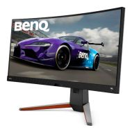 Монитор BenQ MOBIUZ EX3415R, 34'' IPS, 144hz, 1ms, 3440x1440, 21:9 Curved Gaming, FreeSync Premium, Flicker-free, Light Tuner, DCI P3 98%, HDR 400, HDRi, B.I.+, LBL, Black eQualizer, 1000:1, 400 nit, treVolo 2x2W+5W woofer, 2x HDMI 2.0, DP, Height Adj., G