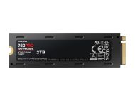 Твърд диск Samsung SSD 980 PRO Heatsink 2TB Int. PCIe Gen 4.0 x4 NVMe 1.3c, V-NAND 3bit MLC, Read up to 7000 MB/s, Write up to 5100 MB/s, Elpis Controller, Cache Memory 2GB DDR4