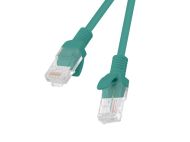 Кабел Lanberg patch cord CAT.5E 0.25m, green