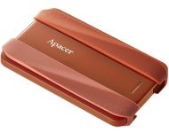 Твърд диск Apacer AC533, 2TB 2.5" SATA HDD USB 3.2 Portable Hard Drive Plastic / Rubber Garnet red