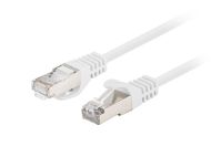 Кабел Lanberg patch cord CAT.6 FTP 1.5m fluke passed (10-pack), white 