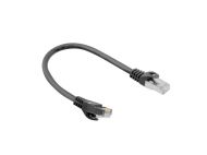 Кабел Lanberg patch cord CAT.6 FTP 0.25m, black