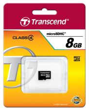 Памет Transcend 8GB micro SDHC (No Box & Adapter, Class 4)