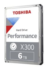 Твърд диск Toshiba X300 6TB ( 3.5", 256MB, 7200 RPM, SATA 6Gb/s )