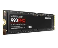 Твърд диск Samsung SSD 990 PRO 1TB PCIe 4.0 NVMe 2.0 M.2 V-NAND 3-bit MLC, 256-bit Encryption, Read 7450 MB/s Write 6900 MB/s 