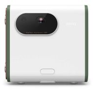 Мултимедиен проектор BenQ Portable GS50 DLP, Android TV, LED, 500lm, 1080p(1920x1080), REC709 98%, TR 1.21, 20W treVolo Chamber speaker (2.1 ch), USB-type-C, Wi-Fi 802.11, Built-in Battery, IPX2, Drop proof, 2D keystone